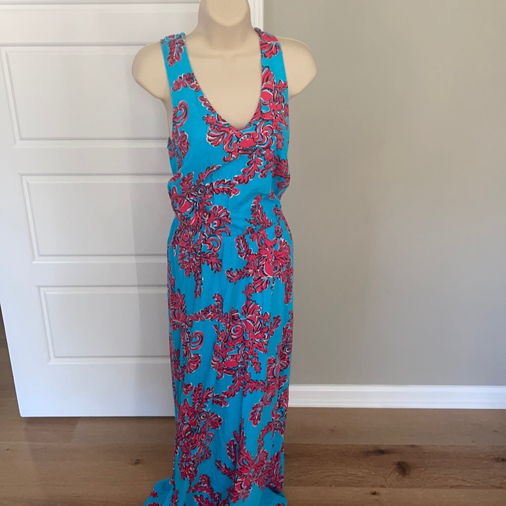 Lilly Pulitzer racer back maxi sz xs